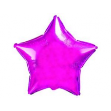 Звезда пурпурный металлик 80 см.